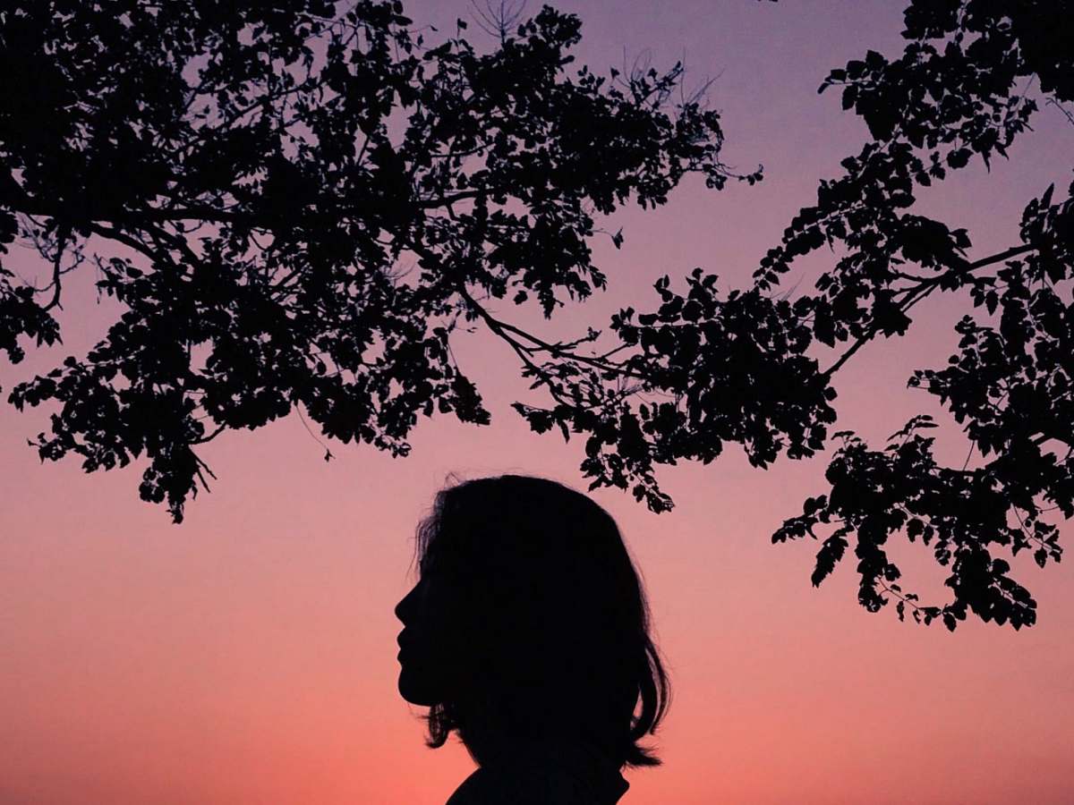 mission dolores park silhouette of person under tree san francisco